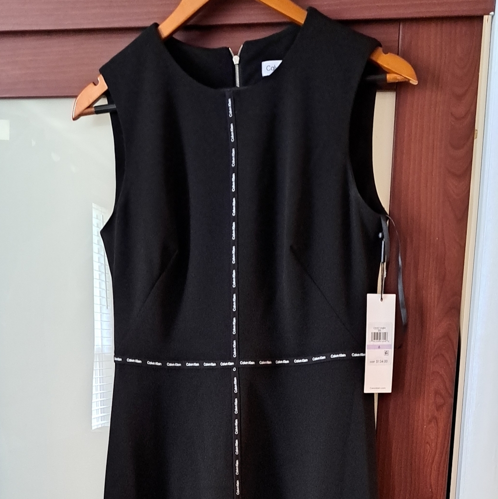 Calvin Klein Black Long Dress